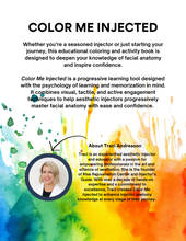 Load image into Gallery viewer, Color Me Injected - Facial Anatomy Coloring Guide for Injectors