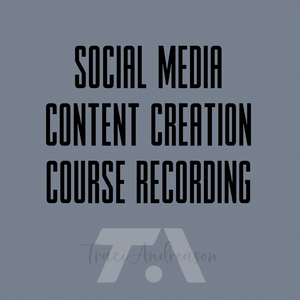 Social Media Content Creation Course