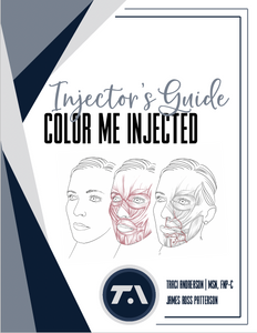 Color Me Injected - Facial Anatomy Coloring Book for Injectors
